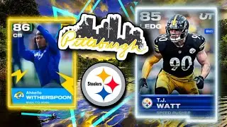MADDEN 26 STEELERS THEME TEAM [ UPGRADED DEFENSE]
