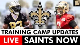 LIVE: Saints News & Rumors From Training Camp Ft. Juwan Johnson Injury + NFL Free Agency Updates