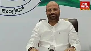 SHRI DHANRAJ TALAMPALLY APPEALING TO PEOPLE TO COME CM SIDDARAMAIYAH PROGRAM AT TAIR MAIDAN.