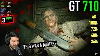 GT 710 - Resident Evil 7 - Absolute Nightmare of an Experience....
