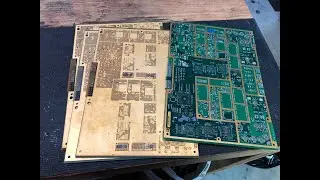 Gold Recovery from Large Boards -Moose Scrapper #352