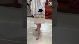 Unbox Hermes Birkin 25 Togo Craie and Gris Perle