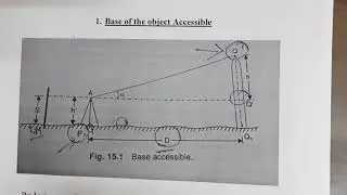 Trigonometric Levelling || Case-I: Base of the Object Accessible || Surveying and Levelling ||