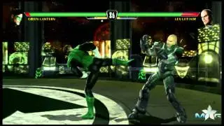 Mortal Kombat vs DCU Green Lantern vs Lex Luthor Fight
