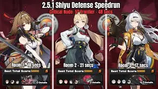 2.5.2 Shiyu Defense Critical Node: 5th Frontier Full - 48 Secs (150K Points) | Zenless Zone Zero