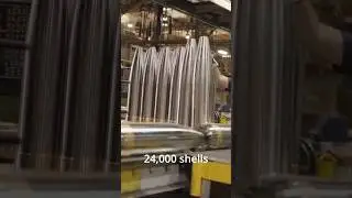 How artillery shells are made #artillery #army #shortvideo