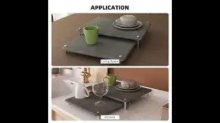 2-Pack Large Dark Grey Diatomite Dish Drying Mat | Fast-Absorbing Stone Mat for Kitchen & Sink