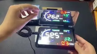 A8 Car OBD2 Smart Gauge Unboxing video