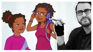 Drawing The Magic School Bus Kids 10 YEARS LATER