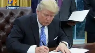 Trump signs executive order to keep out 'radical Islamic terrorists'