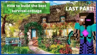 How to build a GREAT survival cottage | Decoration/Bridge | Minecraft Tutorials (Final Part)