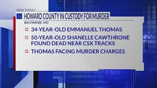 Howard County man charged in connection with murder in Baltimore