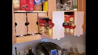 Kitchen clutter banished, DIY spice organizers pt 2/2