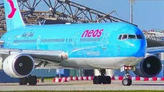 [FullHD] *RARE* Neos Italy B763 (I-NDOF) Close Up Taxi+Spool Up at Munich Airport!