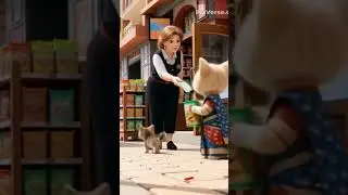 Cat Goes Shopping 🛍️ | Cute & Funny Cat Short | Trending Shorts