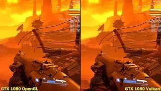 Doom Vulkan Vs OpenGL Pascal GTX 1080 Frame Rate Comparison