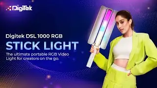 The Ultimate RGB Stick Light! 💡 Digitek DSL-1000 - 180W of Pure Creative Power!