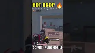 COFFIN 1 VS 3 🔥 HOT DROP FIGHT | Solo vs Squad | Coffin - PUBG MOBILE #shorts #coffinpubg