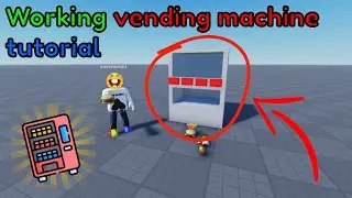 How to make a vending machine in Roblox Studio!