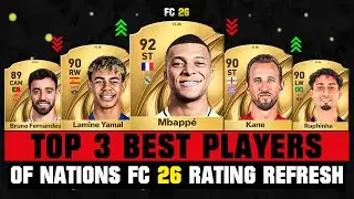 FIFA 26 | TOP 3 BEST PLAYER RATINGS of Every Nation IN FC 26! 😱🔥 ft. Mbappe, Yamal, Kane&hellip;