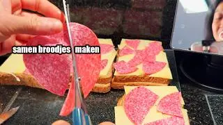 Eenzame tijd 🎄🌟 Samen broodjes boterham knippen❣️ 🍞✂️👹