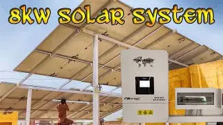 8 KW Solar System Hybrid | Inverex Nitrox 8KW With Jinko 585watt Panels | Juttastic Vlogs