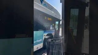 Санта-Клара VTA № 3474 Объявление маршрута: линия 23 колледжа Де Анза