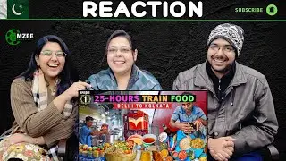 25-Hours of EATING only TRAIN FOOD from DELHI to KOLKATA | Reaction!