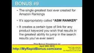 Amazing Selling Machine - ASM 5 Best Bonus 9 - ASM Ranker Tool