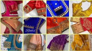 💯50 New Aari work&nbsp; Bridal Blouse Designs | Maggam Work Blouse Design&nbsp;&nbsp;bridal Aari blouse design