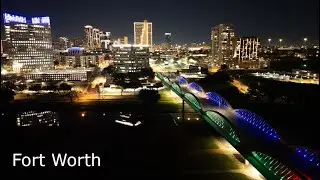 2024 Fort Worth Drone Stock Footage