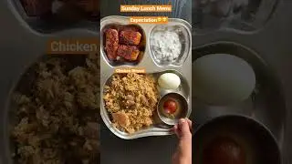 Sunday Lunch Menu#shorts #lunchmenu #chickenbiryani #fishfry #gulabjamun #biryani #sundaylunch