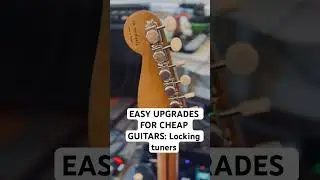 UPGRADES FOR CHEAP GUITARS: Guyker locking Tuners #guitar #tuners #fender #stratocaster #musician