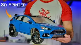 STL File + Running 3D Printed 8th scale Brushed rc car part 6| Scale Addiction
