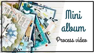 HIP KIT CLUB Design Team - Scrapbooking process - Titisee Mini Album
