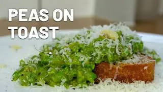 The best way to use frozen peas | peas on toast recipe