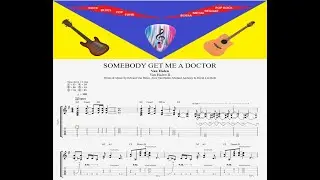 VAN HALLEN SOMEBODY GET ME A DOCTOR RYTHM GUITAR + SOLO