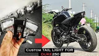 MODIFIED CUSTOM TAIL LIGHT IN DUKE250 | ONLY ONE IN INDIA 
