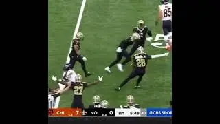 Paulson Adebo with an Early INT 👍