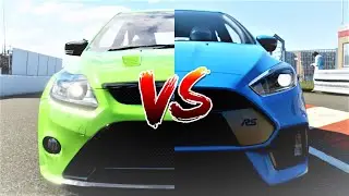 FM7 ONLINE: Ford Focus RS MK2 Stage 3 VS Ford Focus RS MK3 STOCK OEM - Footcam + webcam
