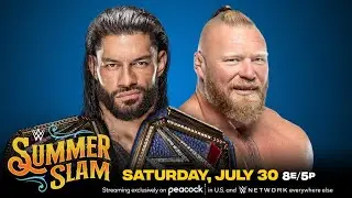WWE SummerSlam 2022: Roman Reigns vs. Brock Lesnar Last Man Standing Match (Undisputed Championship)