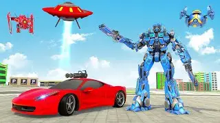 Spaceship Robot Game Car Robot Transform Bike Game The Game Crew New Robot Game 2021 Gameplay #2