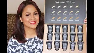 Nykaa Skinshield Anti Pollution Foundation Swatches + Wear Test | ALL 15 SHADES