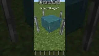 Minecraft Logic That Makes No Sense! 🤯😂 #Minecraft #GamingLogic
