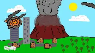 Volcanic Eruption #Animation