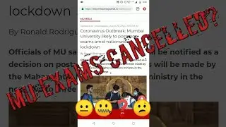 Mumbai University TY,SY,FY exams cancelled? Must watch