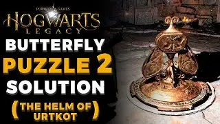 How to solve the 2nd Butterfly/Moth Puzzle in Collectors Cave [The Helm of Urtkot] - Hogwarts Legacy