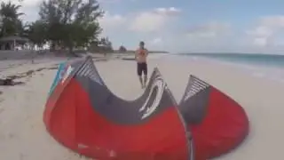 Greenwood beach resort kiteboarding, cat island, bahamas.