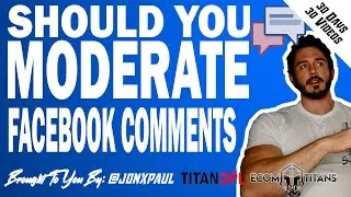 Should You Moderate FB Comments - Shopify Dropshipping Ep.13