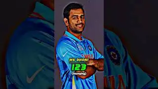 Most Stumpings in Cricket History #cricket